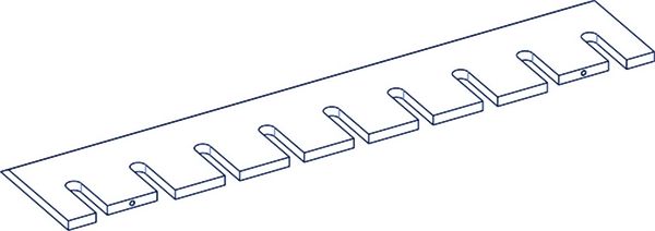 Cuchilla trituradora para Pezzolato ® 1000x202x15 mm