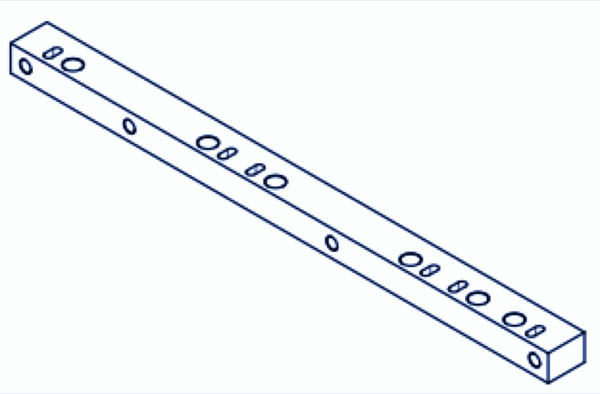 1035x70x50 mm para Mewa