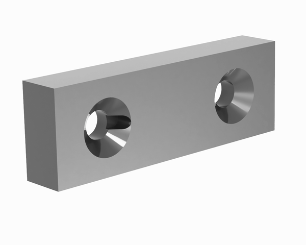 Cuchilla 200x57x28 mm para ® Doppstadt DF 307 CE