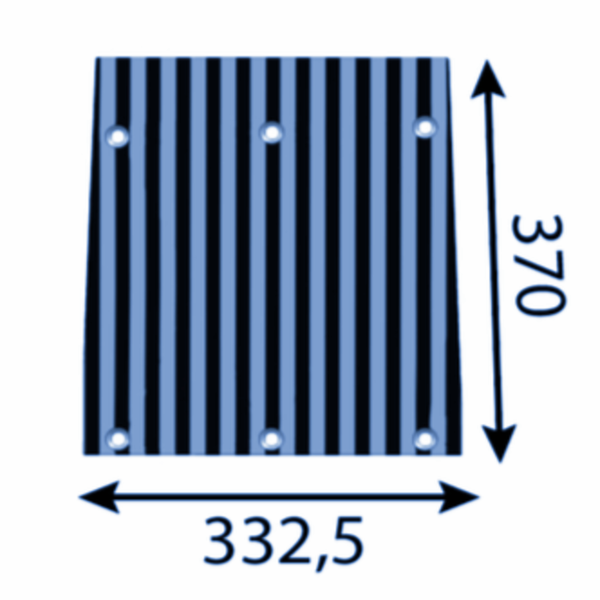 370x332,5x8 mm Extremo del tubo soplador intercambiable para Kesla ®