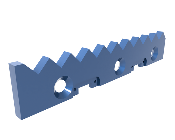 378,5x69x15 mm Contracuchilla para Gross GHZ 13T8