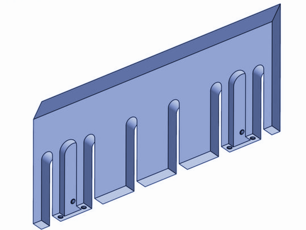 Cuchilla trituradora para maier 565x280x25 mm