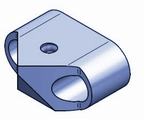 Portacuchillas 72x57x32 mm