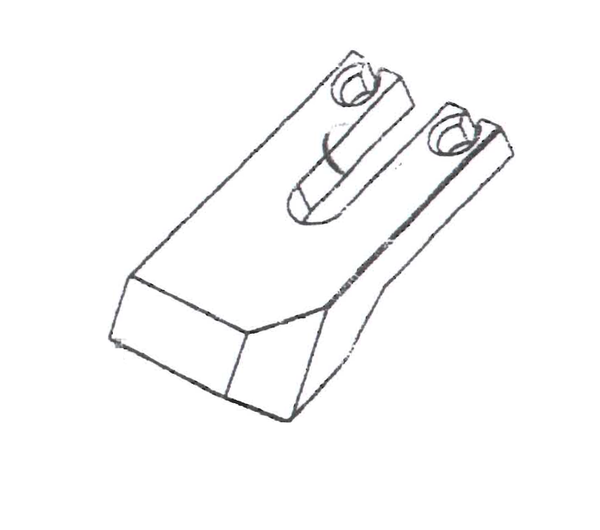 76,20x45x14,3/8,0 mm Cuchilla Canter Izquierda