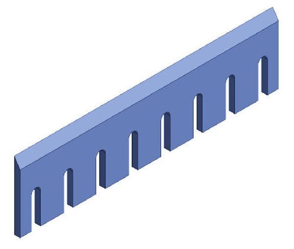 Cuchilla astilladora 762x200x17,5 mm para CBI ®