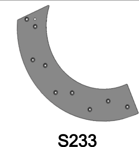 Placa protectora del rotor de 8 mm (pequeña) (1+1) para Albach Silvator