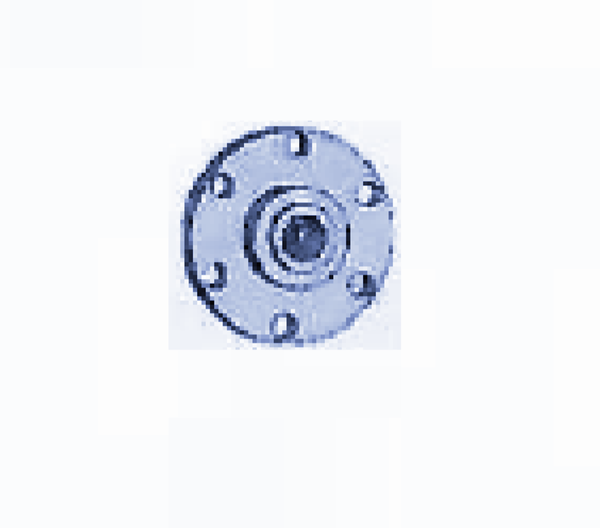 D/95x43,5 mm Suspensión de cilindro galvanizado para THM Recycling ®