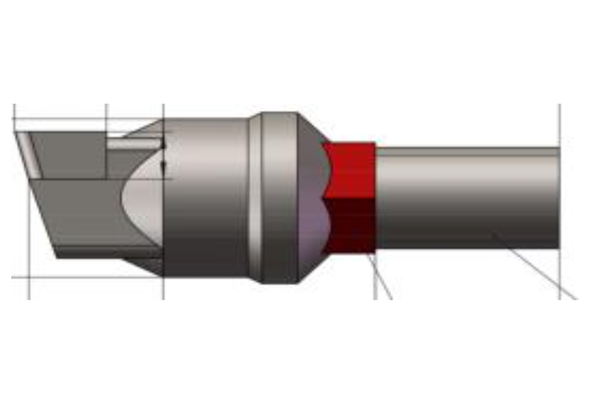 diente cortador de tocones hombro cuadrado 5/8"-18 con TC para Sandwik ®